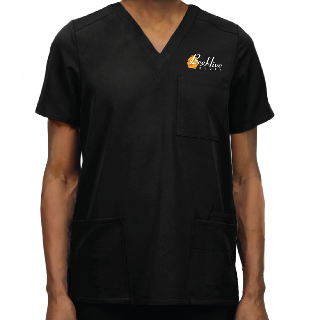 Men's WYND Multi-Pocket Scrub Top