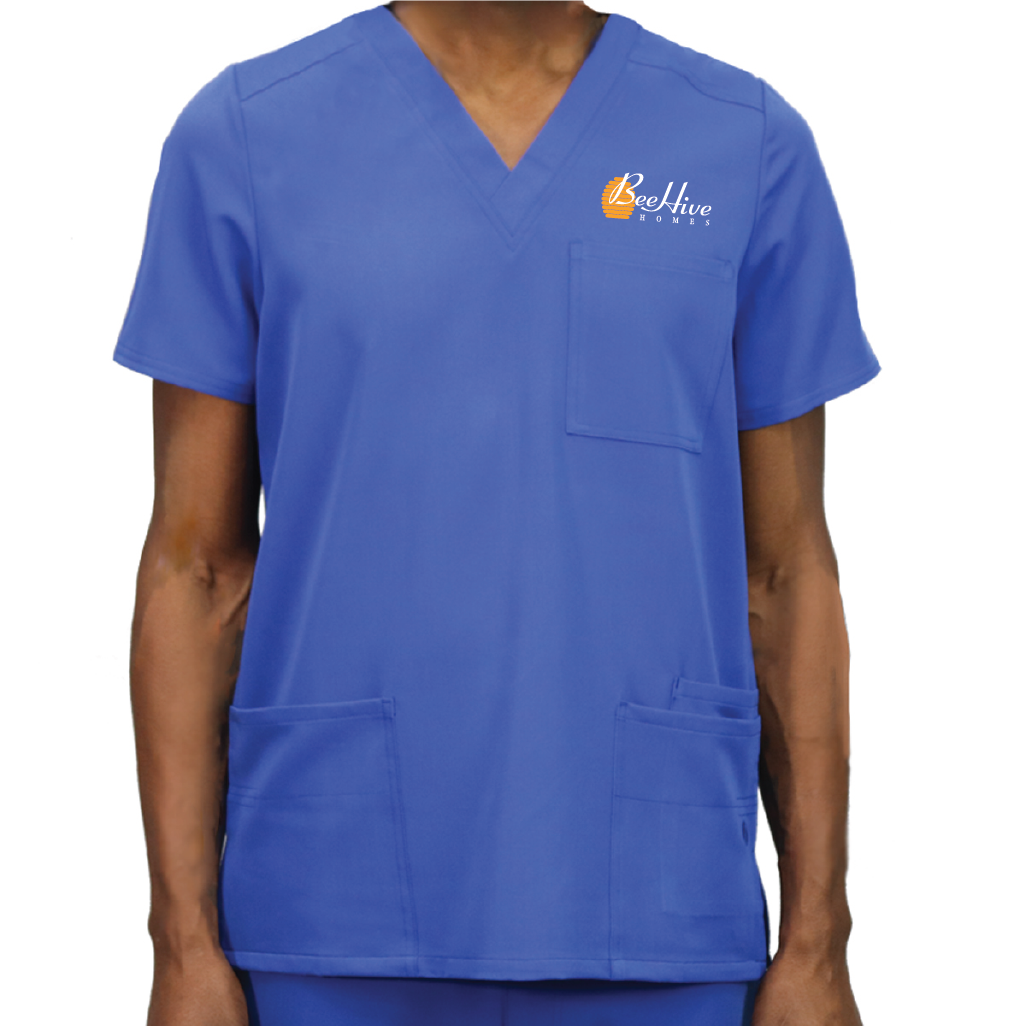 Men's WYND Multi-Pocket Scrub Top